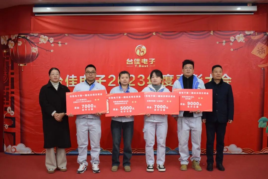 台佳电子2023年度表扬大会盛大举行